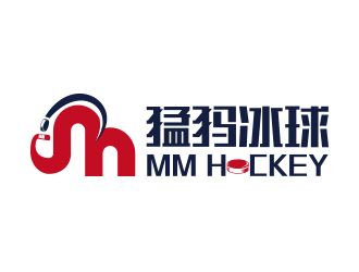 黃安悅的猛犸冰球（MM HOCKEY）logo設(shè)計