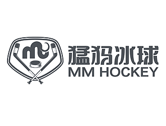 秦曉東的猛犸冰球（MM HOCKEY）logo設(shè)計