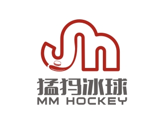 李泉輝的猛犸冰球（MM HOCKEY）logo設計