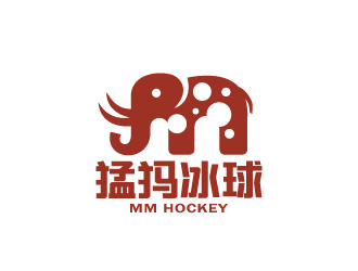 周金進(jìn)的猛犸冰球（MM HOCKEY）logo設(shè)計(jì)