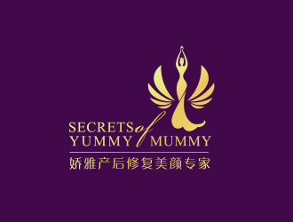 黃安悅的嬌雅產(chǎn)后修復美顏專家secrets of yummy mummylogo設(shè)計