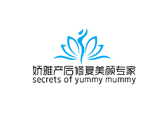 秦曉東的嬌雅產(chǎn)后修復美顏專家secrets of yummy mummylogo設(shè)計