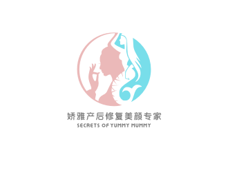 姜彥海的嬌雅產(chǎn)后修復美顏專家secrets of yummy mummylogo設(shè)計