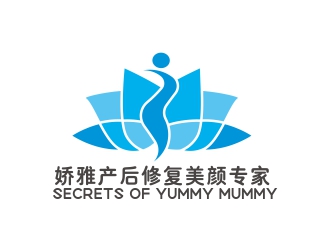 劉小勇的嬌雅產(chǎn)后修復美顏專家secrets of yummy mummylogo設(shè)計