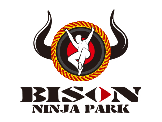 向正軍的Bison Ninja Parklogo設(shè)計