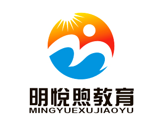 李杰的明悅煦教育培訓(xùn)單色logologo設(shè)計(jì)