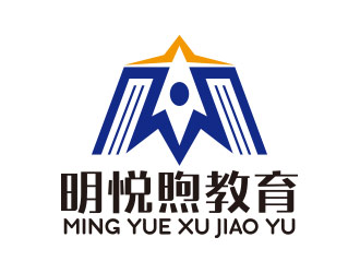 向正軍的明悅煦教育培訓(xùn)單色logologo設(shè)計(jì)