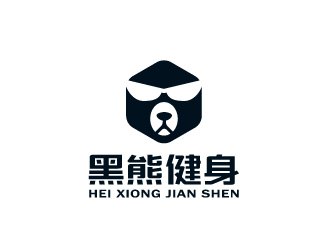 周金進的黑熊健身logo設(shè)計