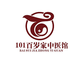 盛銘的101百歲家中醫(yī)館或國醫(yī)館logo設計