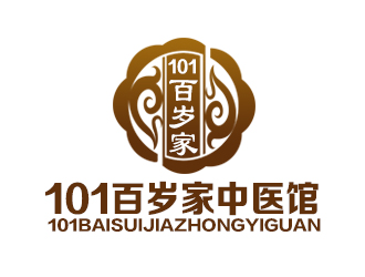 余亮亮的101百歲家中醫(yī)館或國(guó)醫(yī)館logo設(shè)計(jì)