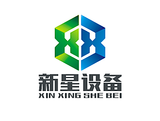 勞志飛的新星設備logo設計