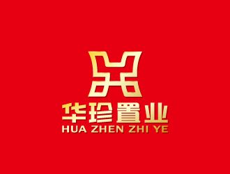 周金進(jìn)的中國紅印章房地產(chǎn)標(biāo)志logo設(shè)計