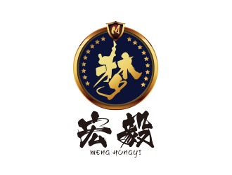 夢(mèng)宏毅少兒跆拳道logo設(shè)計(jì)