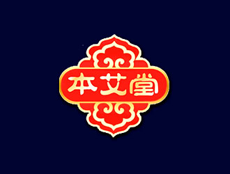 鐘炬的本艾堂logo設(shè)計(jì)