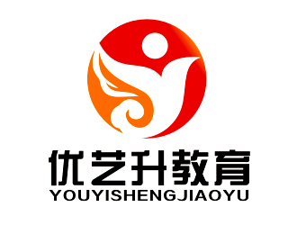 李杰的優(yōu)藝升教育logo設(shè)計