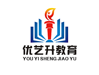 勞志飛的優(yōu)藝升教育logo設(shè)計