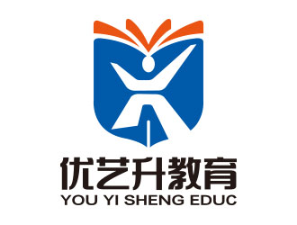 向正軍的優(yōu)藝升教育logo設(shè)計