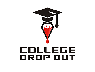 College Drop Outlogo設(shè)計