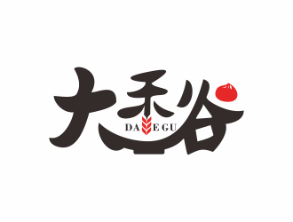 湯儒娟的大禾谷中式快餐標(biāo)志設(shè)計logo設(shè)計