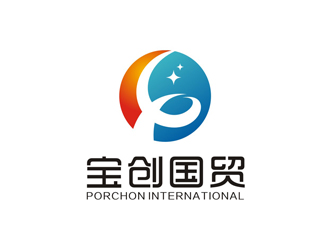 孫永煉的PORCHON INTERNATIONAL 寶創(chuàng)國貿(mào)logo設(shè)計