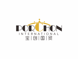 何嘉健的PORCHON INTERNATIONAL 寶創(chuàng)國貿(mào)logo設(shè)計(jì)