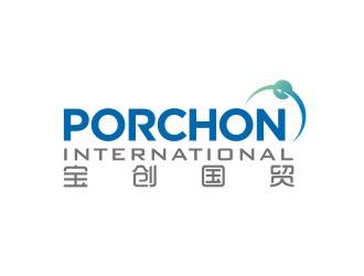 曾翼的PORCHON INTERNATIONAL 寶創(chuàng)國貿(mào)logo設(shè)計