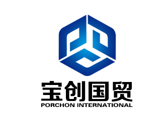 余亮亮的PORCHON INTERNATIONAL 寶創(chuàng)國貿(mào)logo設(shè)計(jì)