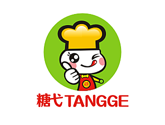 勞志飛的糖弋液態(tài)糖漿卡通人物logo設(shè)計(jì)