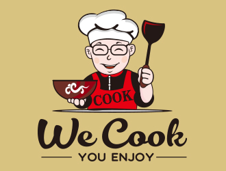 向正軍的We Cooklogo設計