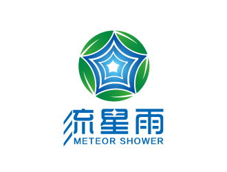 葉美寶的流星雨 meteor showerlogo設(shè)計