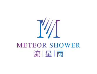 黃安悅的流星雨 meteor showerlogo設(shè)計(jì)