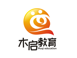 譚家強的木啟教育logo設計logo設計