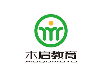 孫金澤的木啟教育logo設計logo設計