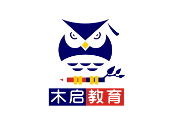 姜彥海的木啟教育logo設(shè)計(jì)logo設(shè)計(jì)