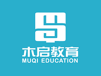 彭波的木啟教育logo設計logo設計