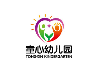 李賀的童心幼兒園logo設(shè)計