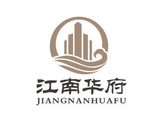 江南華府房地產(chǎn)開發(fā)logo設(shè)計(jì)