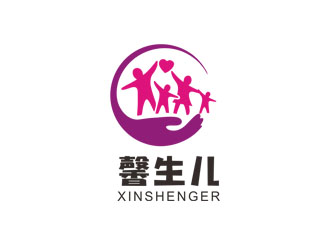 郭慶忠的馨生兒logo設(shè)計