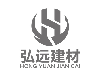 向正軍的弘遠(yuǎn)建材logo設(shè)計(jì)