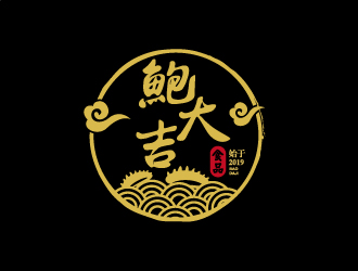 張俊的鮑大吉食品品牌logologo設(shè)計