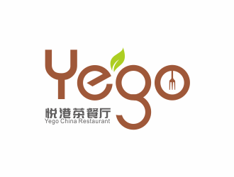 湯儒娟的悅港港式茶餐廳logo設(shè)計(jì)