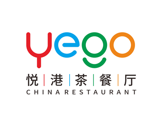 唐國(guó)強(qiáng)的悅港港式茶餐廳logo設(shè)計(jì)