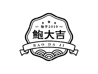 王濤的鮑大吉食品品牌logologo設(shè)計