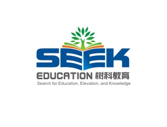 曾翼的樹科教育字體logo設計logo設計