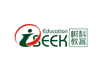 譚家強的樹科教育字體logo設計logo設計