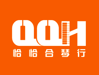 李杰的恰恰合琴行l(wèi)ogo設(shè)計(jì)