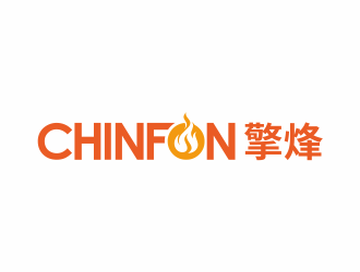 何嘉健的CHINFON擎烽logo設(shè)計