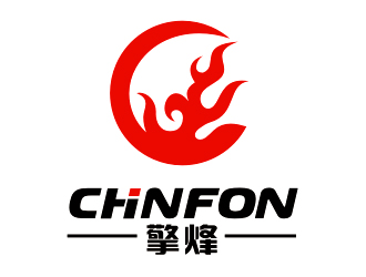 李杰的CHINFON擎烽logo設(shè)計