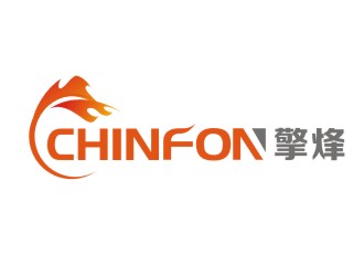 楊占斌的CHINFON擎烽logo設(shè)計