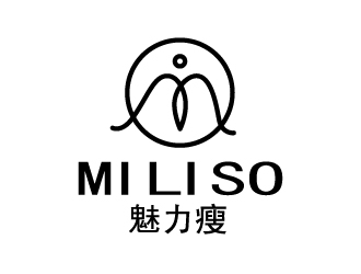 張俊的魅力瘦   MI LI SOlogo設(shè)計